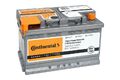 Continental Starterbatterie Start-Stop 12V 65Ah 650 A EFB Autobatterie Universal