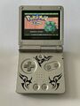 Nintendo Game Boy Advance SP Tribal Edition Silber Handheld-Spielkonsole AGS 101