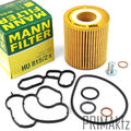 Dichtungsatz Ölfiltergehäuse + MANN Ölfilter für BMW 1er 3er E91 5er Z4 X1 X3 