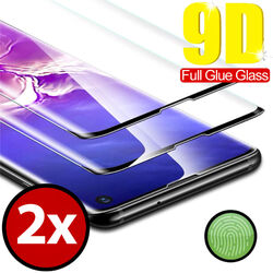 2x 9D FULL GLUE Schutzglas SAMSUNG | GALAXY S10 PLUS G975 Glas Folie 9H Schutz