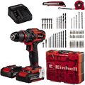 Einhell TE-CD 18/40 Li-i +64 (2x2,0Ah) Akku Schlagbohrschrauber Set + Koffer