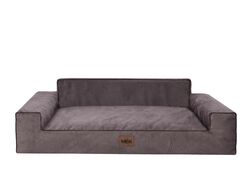 Orthopädisches Bett GLAMOUR Sofa Schlafplatz Kissen Korb Hundebett Matte SAMT