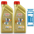 2x 1L Castrol Motoröl Edge Fluid 0W-20 LL IV Titanium Motorenoel Oil Öl 15B1B2