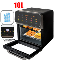 Heißluftfritteuse 10L Heißluft Fritteuse 1400W  Backofen Grill XXL Airfryer NEU