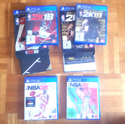 PS4 NBA 2K22 + 2K21 + 2K19 (20th anniversary) + 2K18 (Legend)