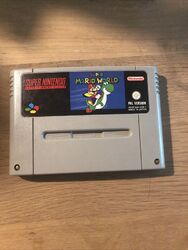 Super Mario World für Super Nintendo - PAL Version - SNES selten - Sammler -1992