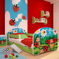 Kinderbett Jugendbett mit Matratze Lattenrost Schublade 140x70 & 160x80