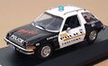 PremiumX Maßstab 1:43 PRD126 - AMC Pacer X Freetown DARE Police 1975 - schwarz/weiß