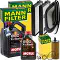 MANN INSPEKTIONSKIT+6L MOTUL 5W-30 ÖL passend für BMW X5 F15 85 x/s drive 25d