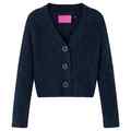 Kinder-Strickjacke Marineblau 116