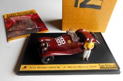 Alfa Romeo 2300 8C - 1. Mille Miglia 1933 - Tazio Nuvolari - Brumm SO59 - 1:43