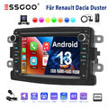 DAB+ 64G Android 13 Autoradio GPS RDS Kam CarPlay Für Renault Dacia Duster Lodgy