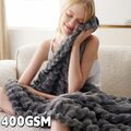 Decke Sofa Kuscheldecke warm Sherpa Sofaüberwurf Decke Dicke Sofadecke Couchdeck