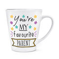 You're My Favourite Parent Stars 12oz Latte Becher Tasse - lustig beste Mutter Vater