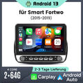 Für Benz Smart Forfour Fortwo 15-19 Carplay Android13 Autoradio GPS Nav WIFI 64G