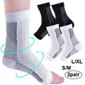 Paar Kompressionsstrümpfe Socken Knöchelbandage Fussbandage Sprunggelenk Bandage