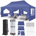 Faltpavillon 3x3-3x6m Pavillon Wasserdicht UV Pop-up Stabil Pergolen Pavillon DE