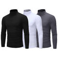 Rollkragenshirt für Herren, Langarm-Pullover-Shirt, Thermo-Unterwäsche-Shirt