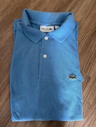 Lacoste Poloshirt Gr. M blau ! Herren ! Classic Fit - Super Zustand