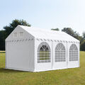 Festzelt 4x6m XXL PVC Partyzelt Bierzelt Zelt Gartenzelt Festzelt Pavillon weiß