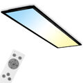 LED Panel Dimmbar Fernbedienung CCT 24W schwarz Metall-Kunststoff Briloner