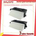 2x Luftfilter Für Mercedes Benz C/E/M-Klasse OM642 Motor 300 350 CDI 6420941204.