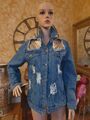 Vento Jeansjacke Gr S 36/38/40 Jacke Neu