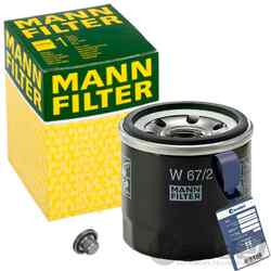 MANN FILTER ÖLWECHSELSET passend für OPEL AGILA B 1.0-1.2 65-94 PS