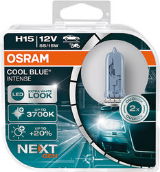 H15 12V 15/55W PGJ23t-1 Cool Blue INTENSE NextGeneration  +100% 2St OSRAM