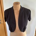 Anne Taylor - Cardigan/Strickjacke/Dunkelblau/elegant Zum Abendkleid XS wie NEU