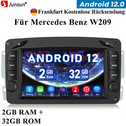 Für Mercedes C/CLK/G Klasse W203 W209 WIFI GPS 7“NAVI 2+32G Android 12 Autoradio