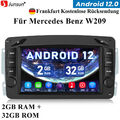 Für Mercedes C/CLK/G Klasse W203 W209 WIFI GPS 7“NAVI 2+32G Android 12 Autoradio