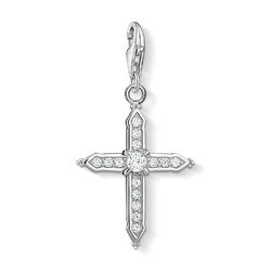 THOMAS SABO Schmuck Charm-Anhänger Kreuz Silber mit Zirkonia 1732-051-14