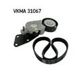 1x Keilrippenriemensatz SKF VKMA 31067 passend für AUDI SEAT SKODA TOYOTA VW