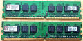 2GB RAM (2x 1GB) DDR2-800 240-Pin Kingston Arbeitsspeicher KVR800D2N5K2/2