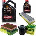 MANN-FILTER Inspektionspaket 6L Motul 8100 X-clean+ 5W-30 für MINI Mini One D