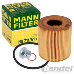 MANN ÖLFILTER FILTEREINSATZ passend für BMW MINI R55 56 57 58 59 61 ONE COOPER S