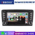 Für Audi A3 8P 2003-2013 S3 RS3 Android 13 Auto Carplay Autoradio GPS NAV RDS FM