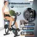 Heimtrainer Fahrrad Ergometer Klappbar Fitnessbike Indoor Cycling Fahrrad X-bike