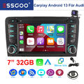 Android 13 32G Autoradio Carplay KAM Navi RDS EQ BT USB Für Audi A3 S3 RS3 8P 8V