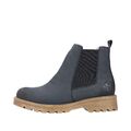 RIEKER Boots Chelsea blau ANTISTRESS Warmfutter Absatz NEU Trend  73250-14