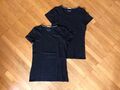 Esprit 2er Pack T-Shirts Schwarz Gr. L Rundhals Kurzarm Baumwolle Elasthan