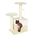 Kratzbaum beige 71cm Katzenkratzbaum Katzenbaum Spielbaum Kletterbaum Katze