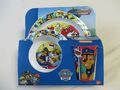 PawPatrol " Frühstücksset " Kindergeschirr 3tlg, Teller, Müslischale, Becher