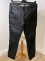 Part Two Enna schwarze beschichtete Hose Jeans Stretch Gr.18