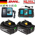 2x18V 8000mAH Akku Für Makita BL1850 BL1830 LXT BL1860B Led Anzeige+Ladegerät DP