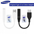 Original Samsung Audio Adapter USB-C To 3,5mm Jack Klinke Aux Ohrstöpsel Kabel
