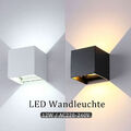 12W LED Wandleuchte Wasserdicht Wandlampe 230V Cube Würfel Innen/Außen Treppen