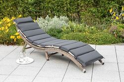 MX Gartenliege Relaxliege Rattanliege Poolliege Strandliege Klappliege Liege 