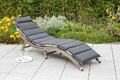 MX Gartenliege Relaxliege Rattanliege Poolliege Strandliege Klappliege Liege 